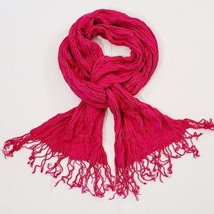 Pink scarf